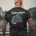 Feldweg Heater Schwalbe Kr51 Simson Moped Ddr S T-Shirt mit Rückendruck Geschenke für alte Männer