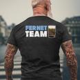 Fernet Team Argentino Regalo T-shirt da uomo con stampa posteriore Regalos para ancianos