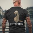 Fettchen T-Shirt mit Rückendruck Geschenke für alte Männer