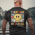 First Day Of School Vibes Back To School Teachers Students Men's T-shirt Back Print Gifts for Old Men