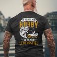 Fishing Ist Mein Lebenstiel Angeling Ist My Lebenstiel T-Shirt mit Rückendruck Geschenke für alte Männer