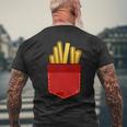 Fommes French Fries Fritten In My Bag T-Shirt mit Rückendruck Geschenke für alte Männer