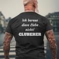 Football Nürnberg Ich Bereue Diese Liebe Nicht Cluberer Fans Red T-Shirt mit Rückendruck Geschenke für alte Männer