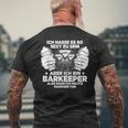 Bartender T-Shirt mit Rückendruck Geschenke für alte Männer