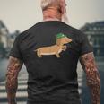 Bavarian Dachshund Oktoberfest Dachshund S T-Shirt mit Rückendruck Geschenke für alte Männer