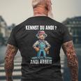 Craftsman Kennst Du Andi Andi Work T-Shirt mit Rückendruck Geschenke für alte Männer