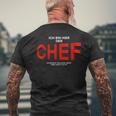 Manager Ich Bin Hier Der Chef T-Shirt mit Rückendruck Geschenke für alte Männer