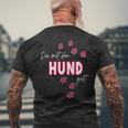 Dog Die Mit Dem Hund Geht T-Shirt mit Rückendruck Geschenke für alte Männer