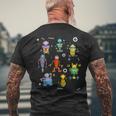 Engineer Robotics Robot Technology T-Shirt mit Rückendruck Geschenke für alte Männer