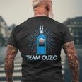 Greek Schnapps Greece Team Ouzo T-Shirt mit Rückendruck Geschenke für alte Männer