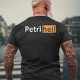 Petri Heil T-Shirt mit Rückendruck Geschenke für alte Männer