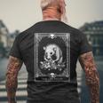 Tarot Card The Opossum Possum Occult Tarot Reader T-shirt da uomo con stampa posteriore Regalos para ancianos
