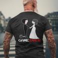 Game Over Wedding Groom Jga T-Shirt mit Rückendruck Geschenke für alte Männer