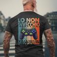 Gamerideogiochi Gaming Io Non Invecchio Salgo Di Livello T-shirt da uomo con stampa posteriore Regalos para ancianos