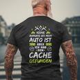 Geocaching No Ahnung Geocacher Cache Geocache T-Shirt mit Rückendruck Geschenke für alte Männer