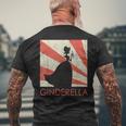 Ginderella Gin Jga Hen Party T-Shirt mit Rückendruck Geschenke für alte Männer