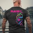 Giocatore 1 Look Da Partner Di San Love Controller Di T-shirt da uomo con stampa posteriore Regalos para ancianos