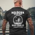 Glück Ist Kein Randall Man Kann Es Auch Bestellen T-Shirt mit Rückendruck Geschenke für alte Männer