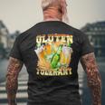 Gluten Tolerant T-Shirt mit Rückendruck Geschenke für alte Männer