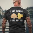 Gnocchi Polacchi Italiani Divertenti Mezzi Pierogi Mezzi Ravioli T-shirt da uomo con stampa posteriore Regalos para ancianos