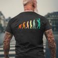 Golf Human Evolution Golfers Golf Players Golfing Apparel Men's T-shirt Back Print Gifts for Old Men