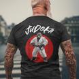 Gorilla Judoka Judo T-Shirt mit Rückendruck Geschenke für alte Männer