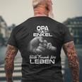 Grandpa & Grandson Best Friends Fürs Leben Partner Look Grandpa Grandson T-Shirt mit Rückendruck Geschenke für alte Männer