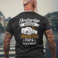 Großartige Männer Werden Zum Papa Beförderen Father T-Shirt mit Rückendruck Geschenke für alte Männer