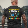 Großer Bruderom Schulkind 1St Class T-Shirt mit Rückendruck Geschenke für alte Männer