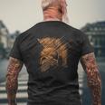 Guerriero Spartano Sparta T-shirt da uomo con stampa posteriore Regalos para ancianos