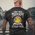 Gummiente Therapie Quietscheente Badeente Gummienten T-Shirt mit Rückendruck Geschenke für alte Männer