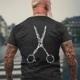 Hairdresser Salon Barber Hairstylist Hairdresser T-Shirt mit Rückendruck Geschenke für alte Männer