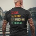 Handpan T-Shirt mit Rückendruck Geschenke für alte Männer