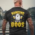 Happy Halloween Hanging With My Boos Halloween Ghost Men's T-shirt Back Print Gifts for Old Men