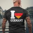 With I Heart Deutschland I Heart Germany Germany Flag T-Shirt mit Rückendruck Geschenke für alte Männer