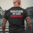 Heimatliebe Ist Keinerbrechen Deutschland German T-Shirt mit Rückendruck Geschenke für alte Männer