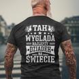 Herren Dziadzie Dziadzia Dziadziu Dziadzio Polen Dziadek T-Shirt mit Rückendruck Geschenke für alte Männer