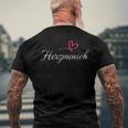 Herzman T-Shirt mit Rückendruck Geschenke für alte Männer