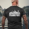 Hessian Sayings Words Frankfurt Adler Hessentag T-Shirt mit Rückendruck Geschenke für alte Männer