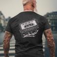 Hip Hop Old School Rap Mixtape 90Sintage Retro Cassette T-Shirt mit Rückendruck Geschenke für alte Männer