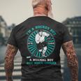 Hockey Sobre Hielo Soy Un Niño De Hockey Como Un Niño Normal Pero Mucho Más Fresco Camiseta Hombre Estampado Espalda Regalos para ancianos