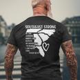 Hurricane Strong Southeast Strong Pray For North Carolina Men's T-shirt Back Print Gifts for Old Men