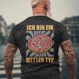 Ich Bin Ein Metter Type Hackepeter I'm A Metter Typ S T-Shirt mit Rückendruck Geschenke für alte Männer