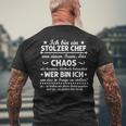 Ich Bin Ein Stolzer Chef T-Shirt mit Rückendruck Geschenke für alte Männer