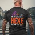 Ich Bin Eine Hexe Ich Darf Das Hexe T-Shirt mit Rückendruck Geschenke für alte Männer