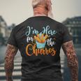 Ich Bin Hier Für Die Churros Liebt Nachtisch Mexikanisches Essen Churros T-Shirt mit Rückendruck Geschenke für alte Männer