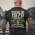 Ich Bin Nicht 54 Ich Bin 18 Jahre Alt Und Habe 36 Jahre Olt Geburtstag 1970 T-Shirt mit Rückendruck Geschenke für alte Männer