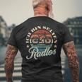 Ich Bin Selten Radlos Biker Bicycle Mtb T-Shirt mit Rückendruck Geschenke für alte Männer