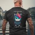 Ich Habe Das Schonerstanden Ist Mir Nur Egal Unicorn T-Shirt mit Rückendruck Geschenke für alte Männer