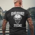 With 'Ich Hör Dich Nicht Ich Zocke Skull T-Shirt mit Rückendruck Geschenke für alte Männer